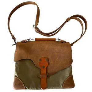 Love 41 Leather Crossbody ASaddle Bag/ Purse